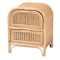 Bali & Pari Adrika Bohemian Natural Rattan 2-Drawer Nightstand 244-13676-ZORO - alternate 1